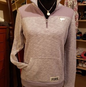 VS PINK Lavender Quarter-Zip
